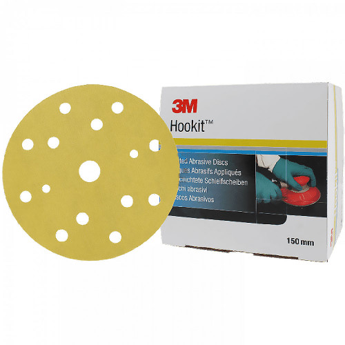 Disc Abraziv 3M Hookit 255P+, P80, 15 Gauri, 150mm