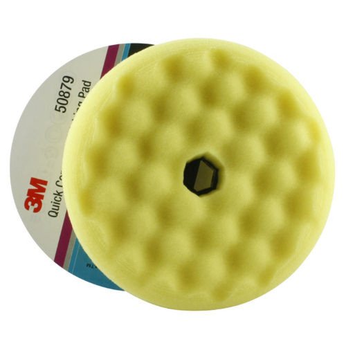 Burete Mediu Polish Fata Dubla 3M Quick Connect, Galben, 150 mm