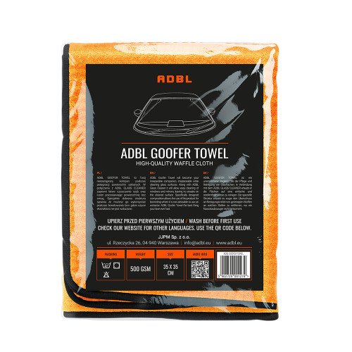 Laveta Geamuri ADBL Goofer, 500 GSM, 35 x 35cm