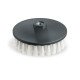 Perie pentru Piele cu Adaptor Bormasina ADBL Leather Twister, 125mm
