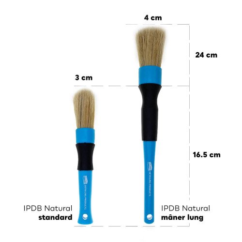 Pensula Rotunda Maner Lung Detailing Ice Pro IPDB Natural