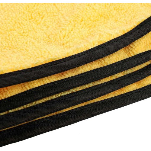 Laveta Microfibre speckLESS Glazer, Galbena, 380 GSM, 40x40cm Laveta Microfibre speckLESS Glazer, Galbena, 380 GSM, 40x40cm