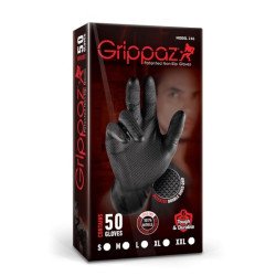 Manusi Nitril Texturat Grippaz, S, 50 buc