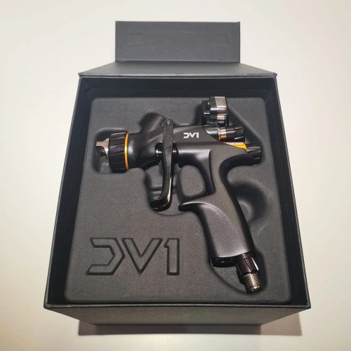 Pistol de Vopsit Lac DeVilbiss DV1 Digital C1 Plus, Duza 1.1, Fara Cana