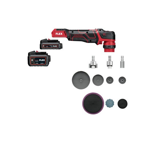 Kit Masina Mica de Polish Flex PXE 80 12-EC / 2.5 Ah