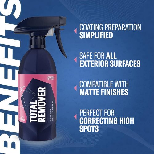 Solutie Indepartare Ceara si Protectii Vopsea Gyeon Q2M Total Remover, 1000ml