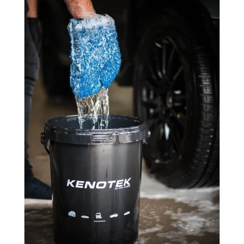 Set Galeata Spalare Auto cu Sita si Capac Kenotek, 20L