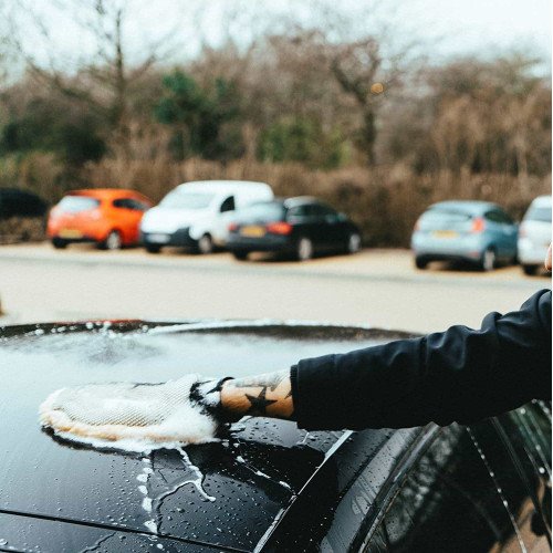 Manusa Spalare Auto din Blana Oaie Meguiar's Lambswool Wash Mitt