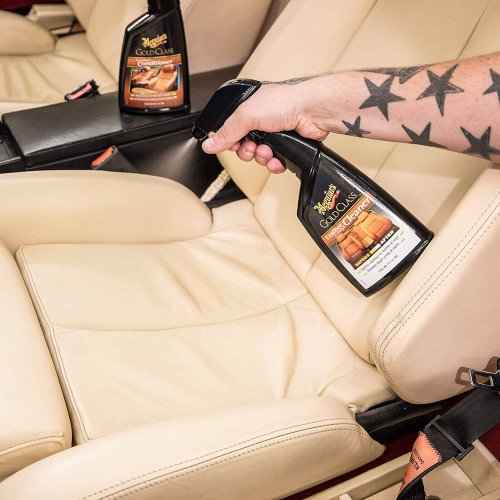 Solutie Curatare Piele si Vinil Meguiars Gold Class Leather and Vinyl Cleaner, 473ml Solutie Curatare Piele si Vinil Meguiars Gold Class Leather and Vinyl Cleaner, 473ml