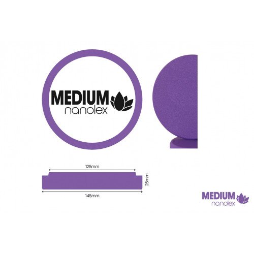 Burete Polish Mediu Nanolex Polishing Pad Medium, 145x25x125mm
