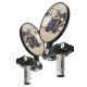 Set Oglinzi Moto Ghidon Oxford Bar End Mirrors, Negru