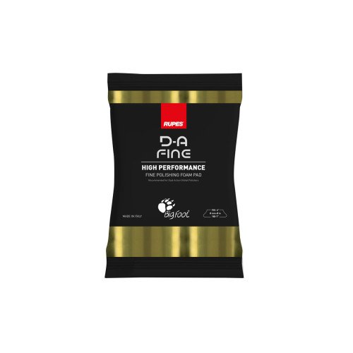 Burete Fin Polish Rupes D-A Fine Foam Pad, 150/180MM, Galben