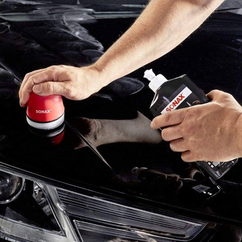 Pasta Polish cu Ceara Sonax NanoPro, Black, 500ml
