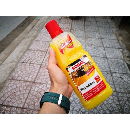 Sampon Auto cu Ceara Sonax Wash and Wax, 1000ml