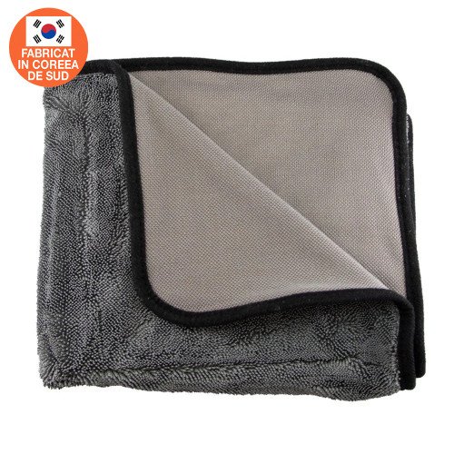 Prosop Uscare Auto speckLESS Twist Bros, Grey, 55x50cm