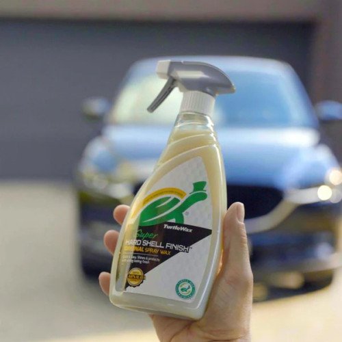Ceara Auto Lichida Turtle Wax Super Hard Shell Finish Spray Wax, 500ml