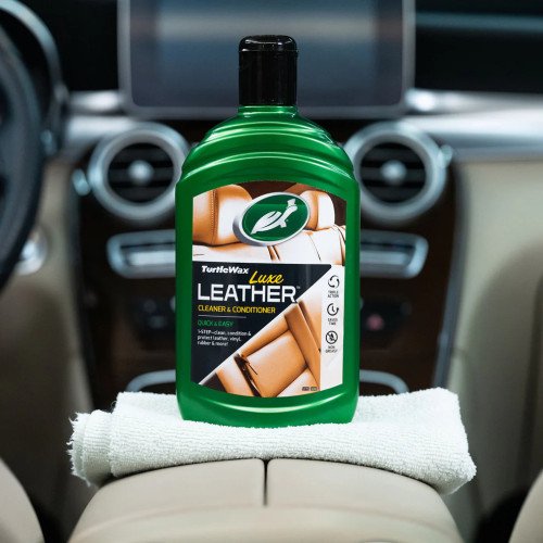 Solutie Intretinere Piele Auto Turtle Wax Luxe Leather Cleaner and Conditioner, 500ml