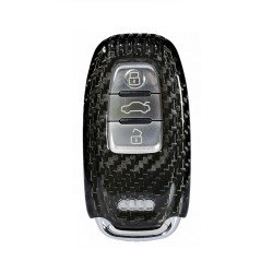 Husa Cheie Audi A1, A3, A4, Q5, Q7 Vetter Carbon, Glossy Black