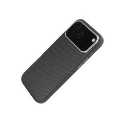Husa de Telefon din Kevlar pentru Iphone 17 Pro Max Vetter Clip-On, MagSafe, Enhanced Protection, Negru