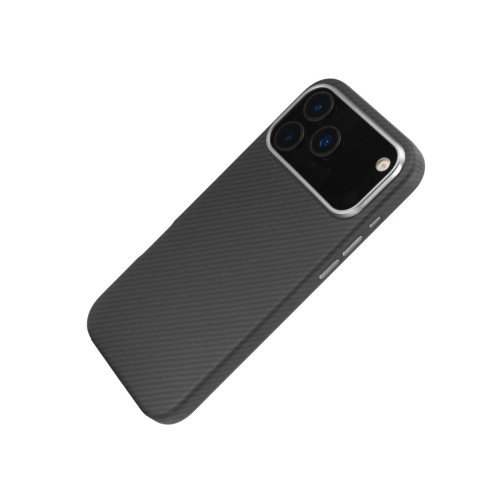 Husa de Telefon din Kevlar pentru Iphone 17 Pro Vetter Clip-On, MagSafe, Enhanced Protection, Negru